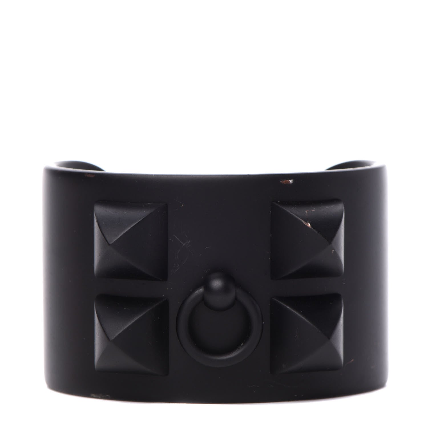 Hermes Aluminium Sunset Collier De Chien CDC Bracelet T2 Noir Intense 1 of 7