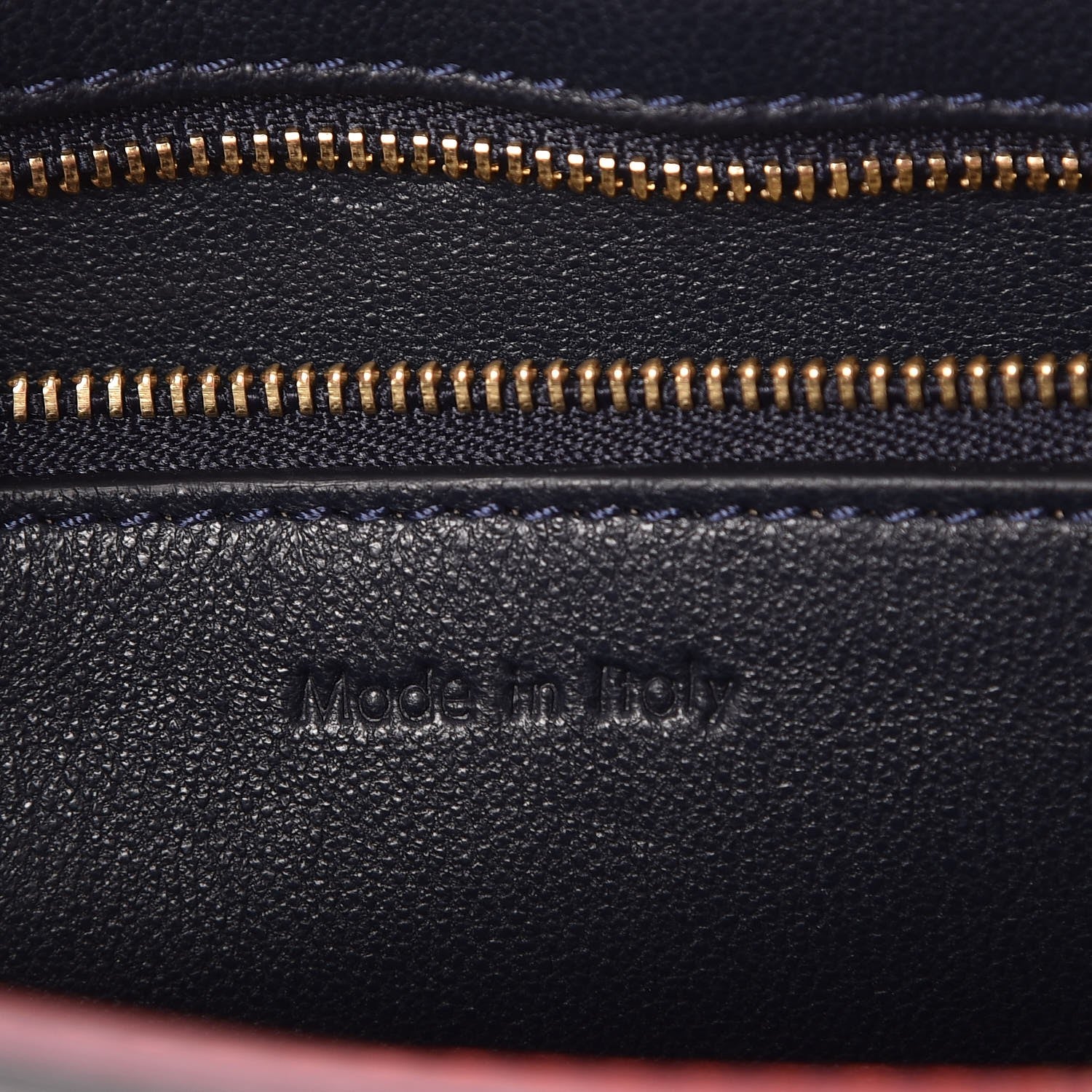 Celine Smooth Calfskin Medium Edge Shoulder Bag Red 7 of 7