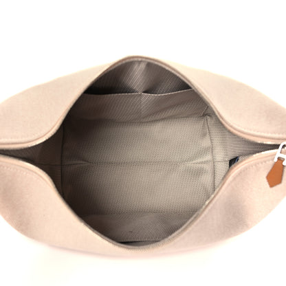 Hermes Canvas Large Bride-A-Brac Pouch Natural Orange 5 of 8