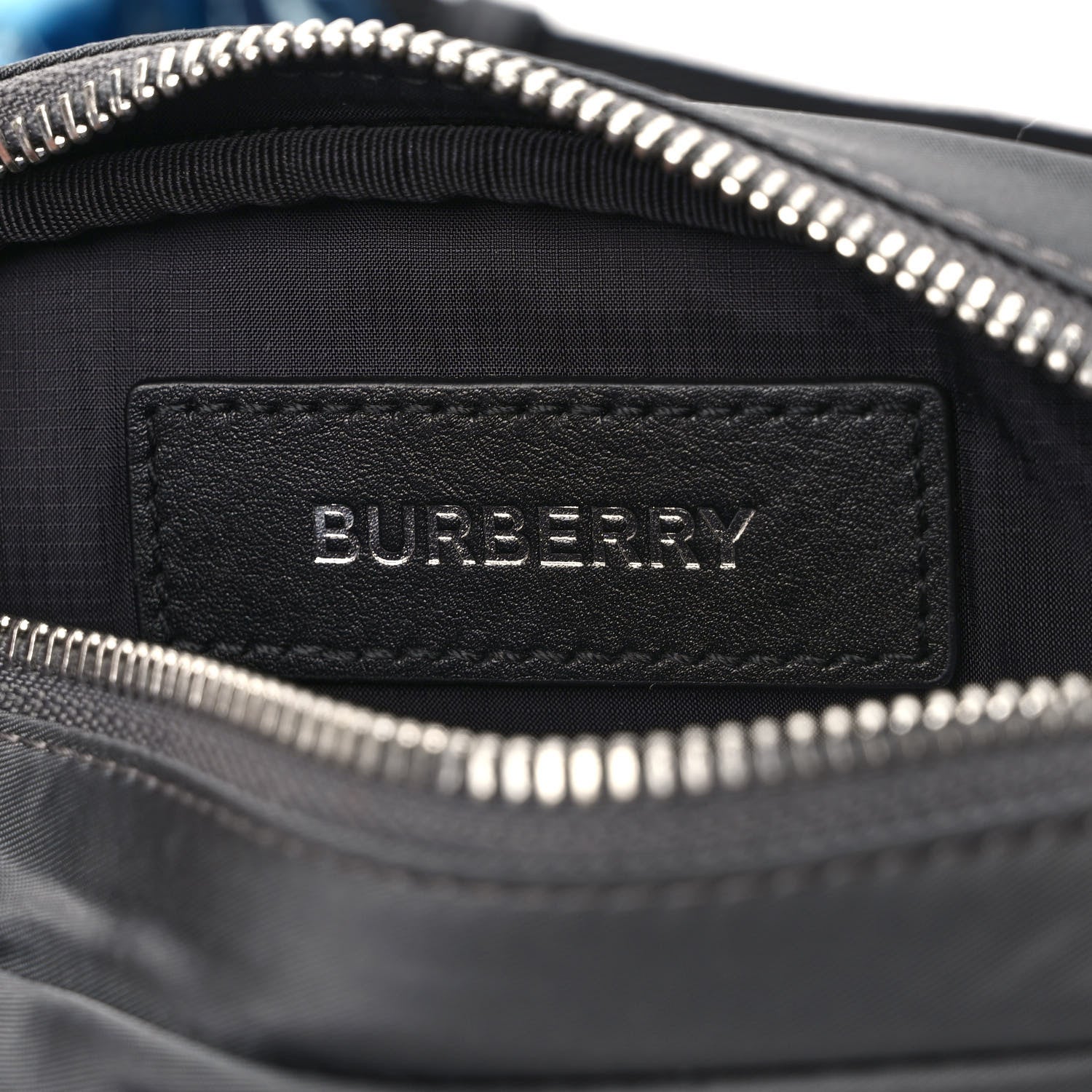 Burberry Econyl Logo Print Small Cannon Bum Bag Charcoal Grey 6 of 8