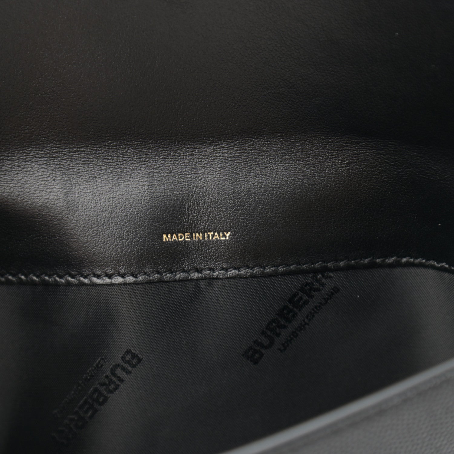 Burberry Grained Calfskin Small TB Bag Black 7 of 14