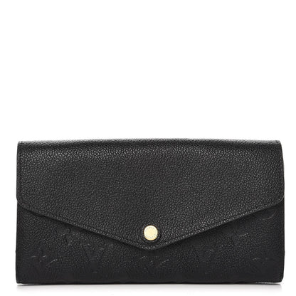 Louis Vuitton Empreinte Sarah Wallet NM Black 1 of 7