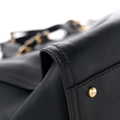 Chanel Calfskin Medium Deauville Tote Black 10 of 14