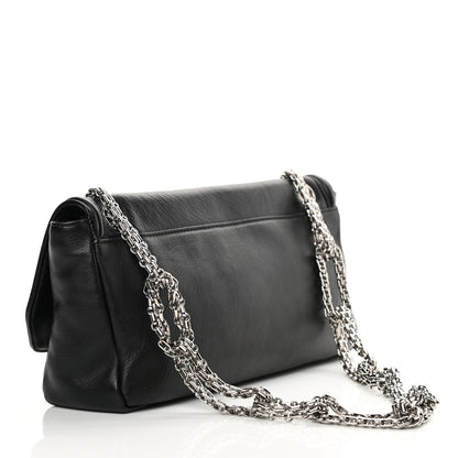 Chanel Grained Calfskin Mademoiselle Lock Bijoux Chain Flap Black 3 of 13