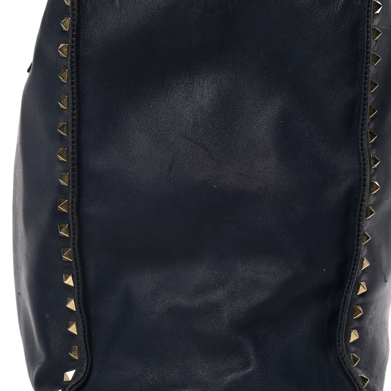 Valentino Garavani Nappa Medium Rockstud Soft Tote Marine 12 of 42