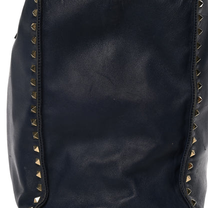 Valentino Garavani Nappa Medium Rockstud Soft Tote Marine 12 of 42