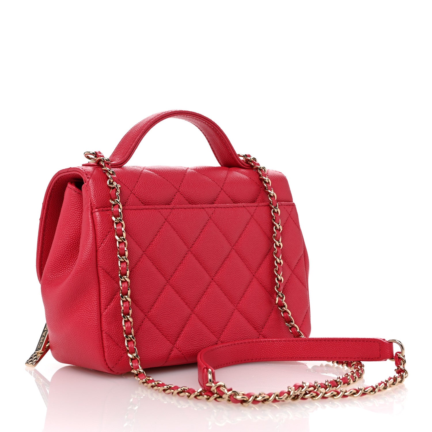 Chanel Caviar Quilted Small Business Affinity Flap Pink 3 of 10