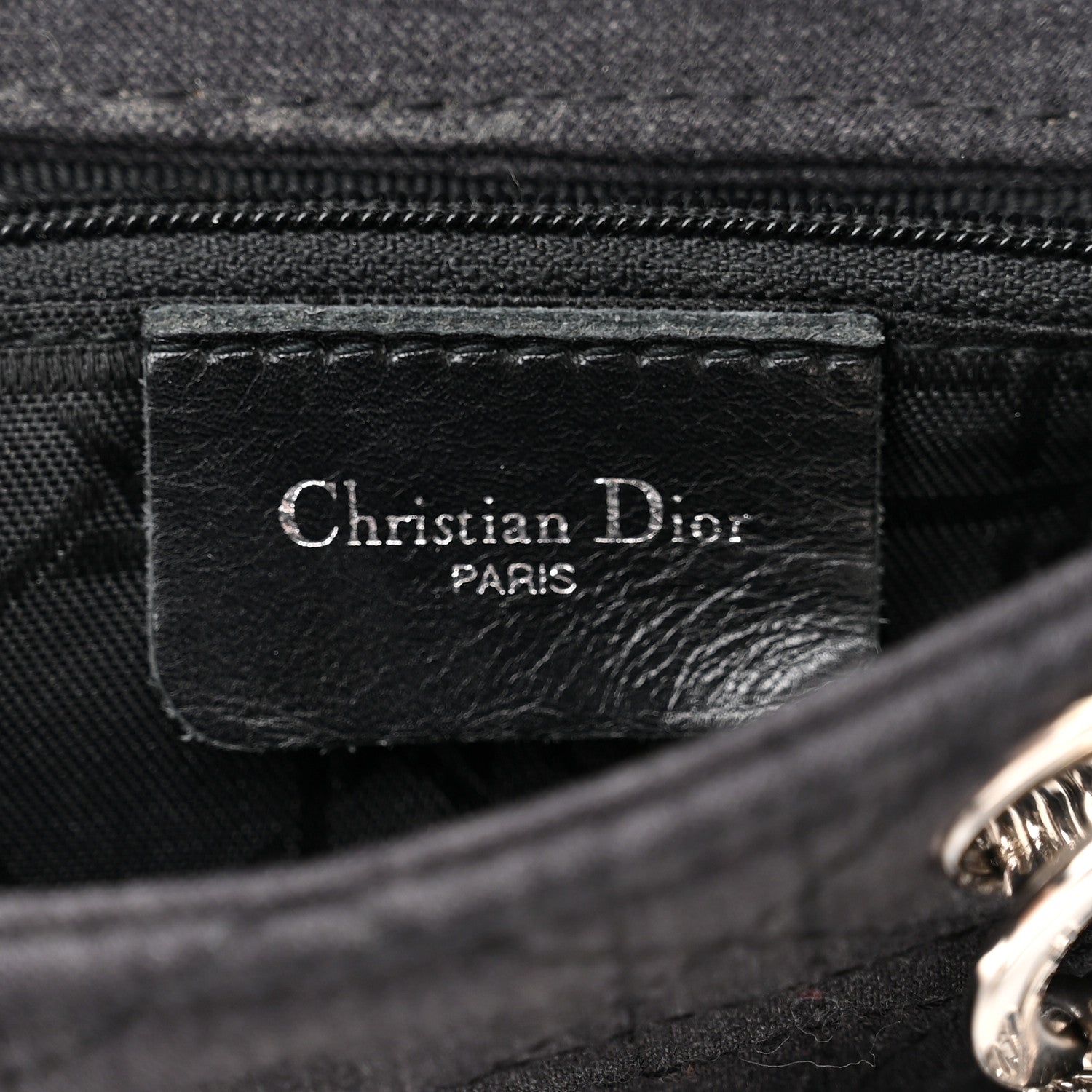Christian Dior Canvas Cannage Mini Lady Dior Black 6 of 10