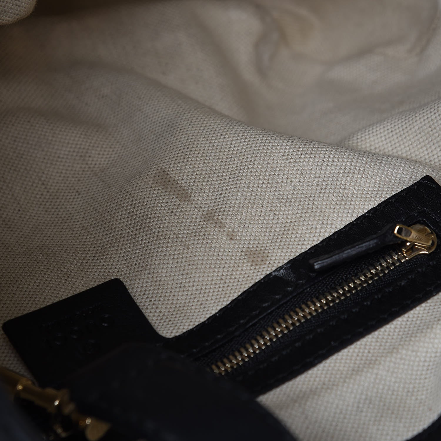 Gucci Calfskin Medium Jackie Shoulder Bag Black 9 of 19