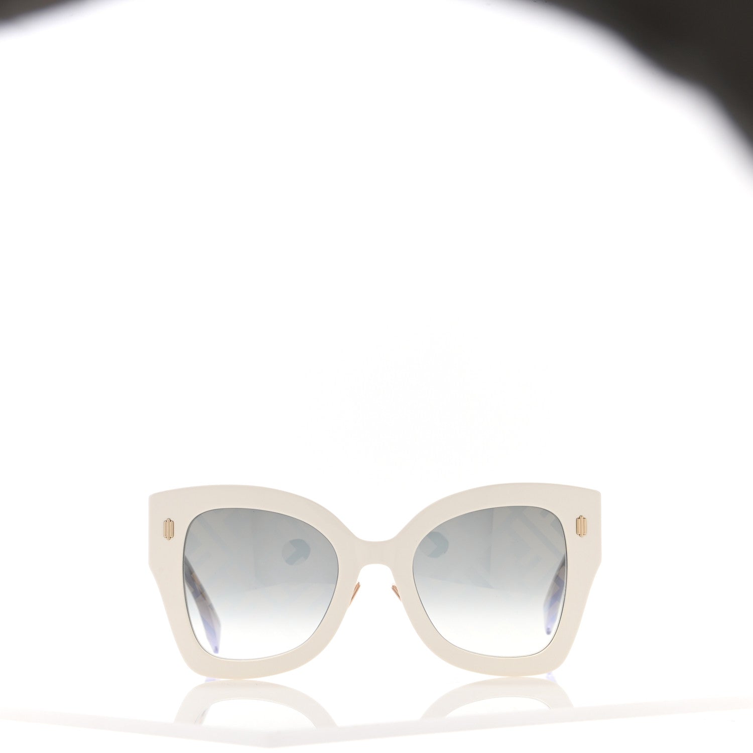 Fendi Acetate FF Sunglasses FF 0434/G/S White Gold 2 of 7