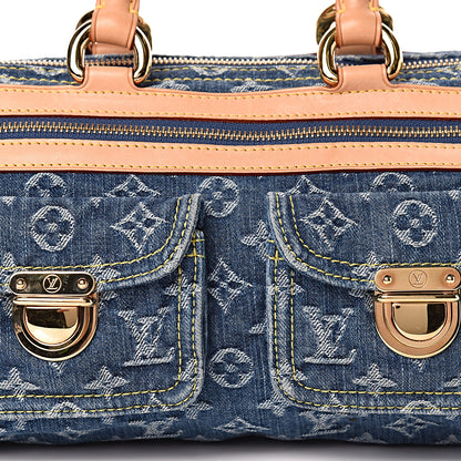 Louis Vuitton Monogram Denim Neo Speedy Blue 10 of 10