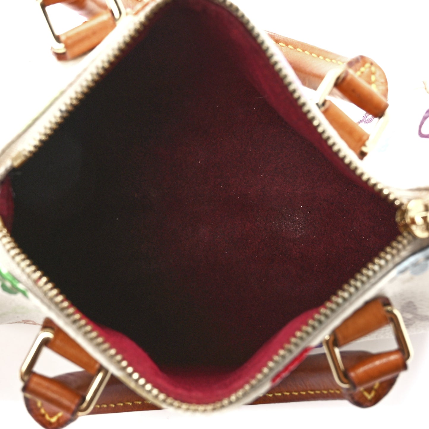 Monogram Multicolor Mini Sac HL Speedy White