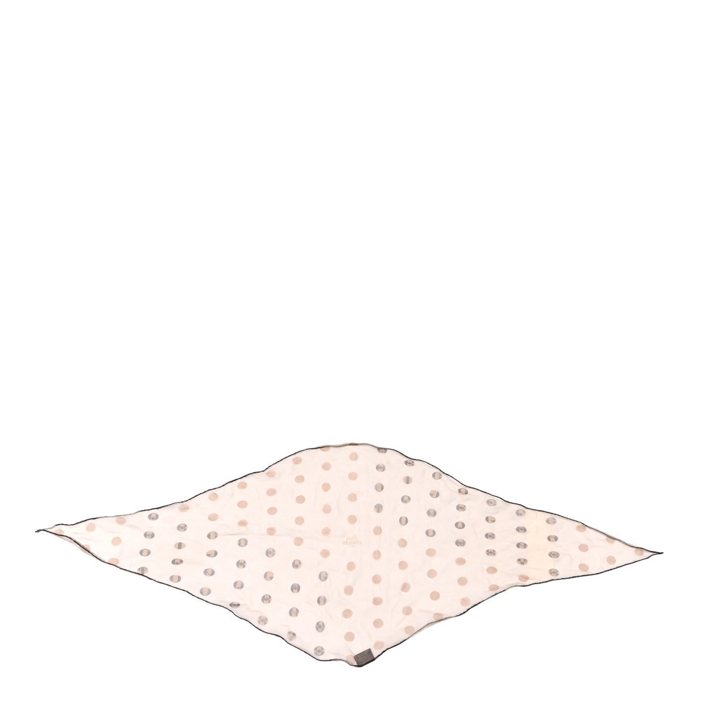 Silk Mousseline Alphapois Losange Scarf