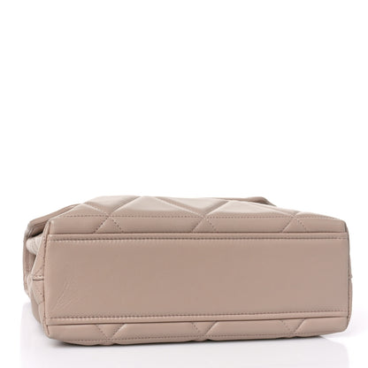 Prada Nappa Triangle Stitched Large Spectrum Bag Cipria 4 of 8