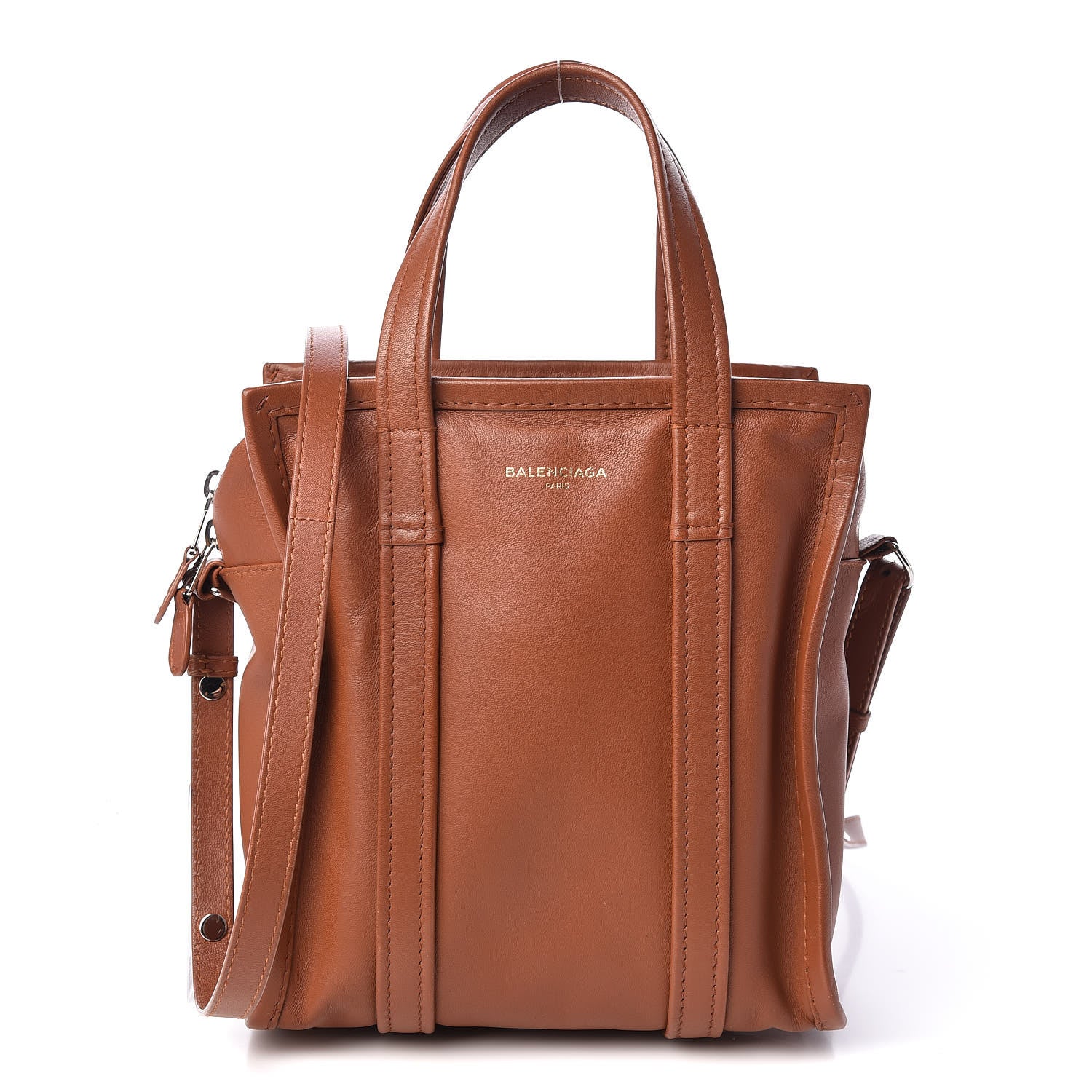 Balenciaga Agneau XS Bazar Shopper Tote Marron Fauve 1 of 9