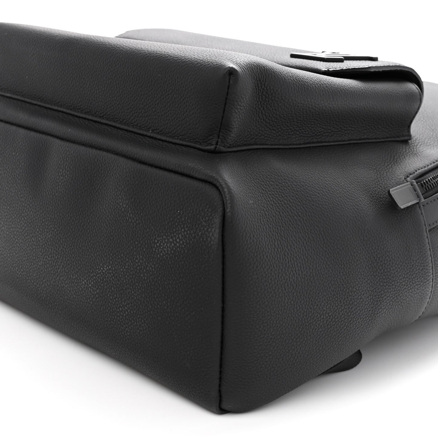 Grained Calfskin Aerogram Takeoff Backpack Black