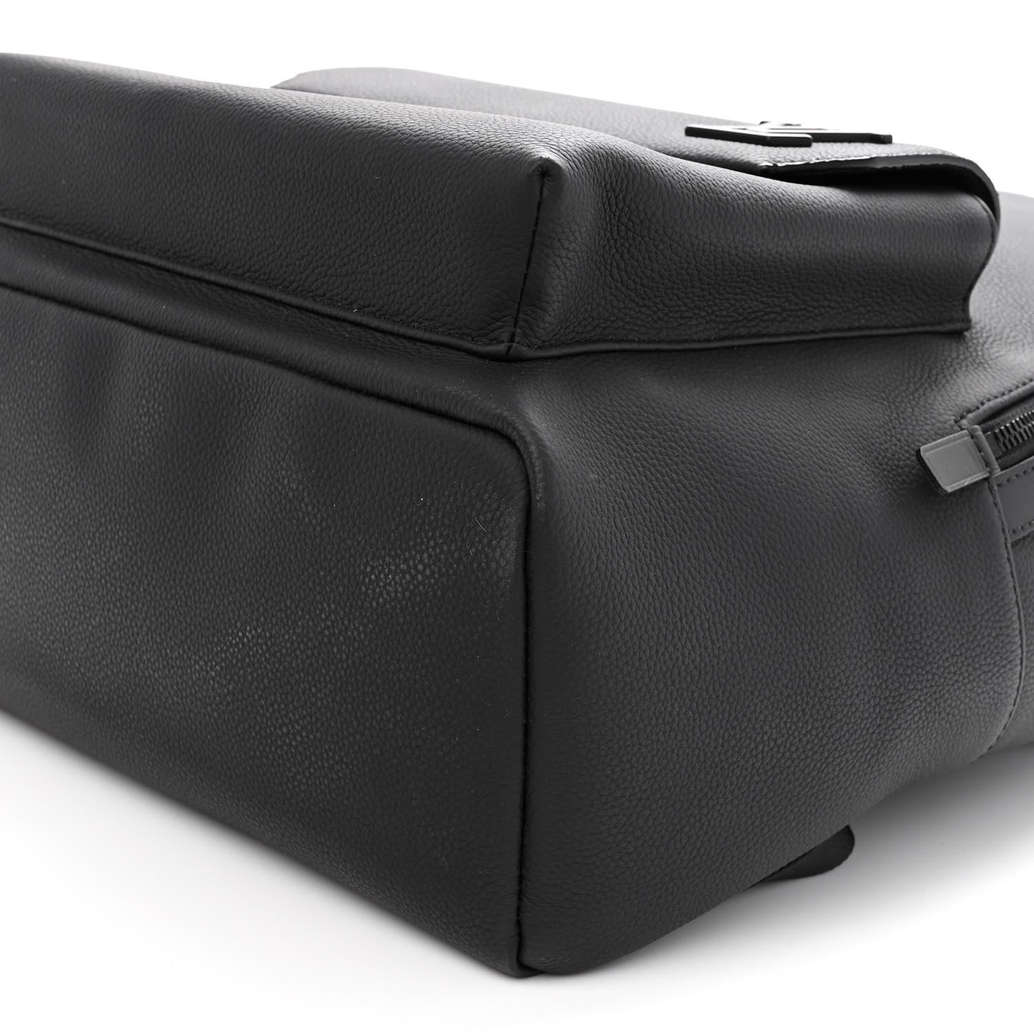 Louis Vuitton Grained Calfskin Aerogram Takeoff Backpack Black 9 of 9