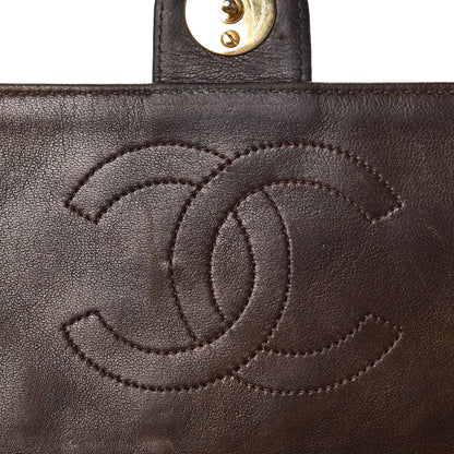 Chanel Lambskin Quilted Medium Single Flap Brown 7 of 15