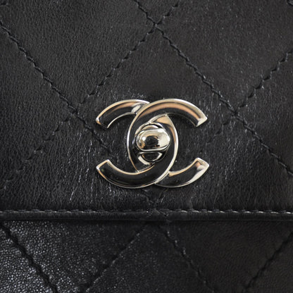 Chanel Lambskin Quilted Flap Bag Black SHW 10 of 10