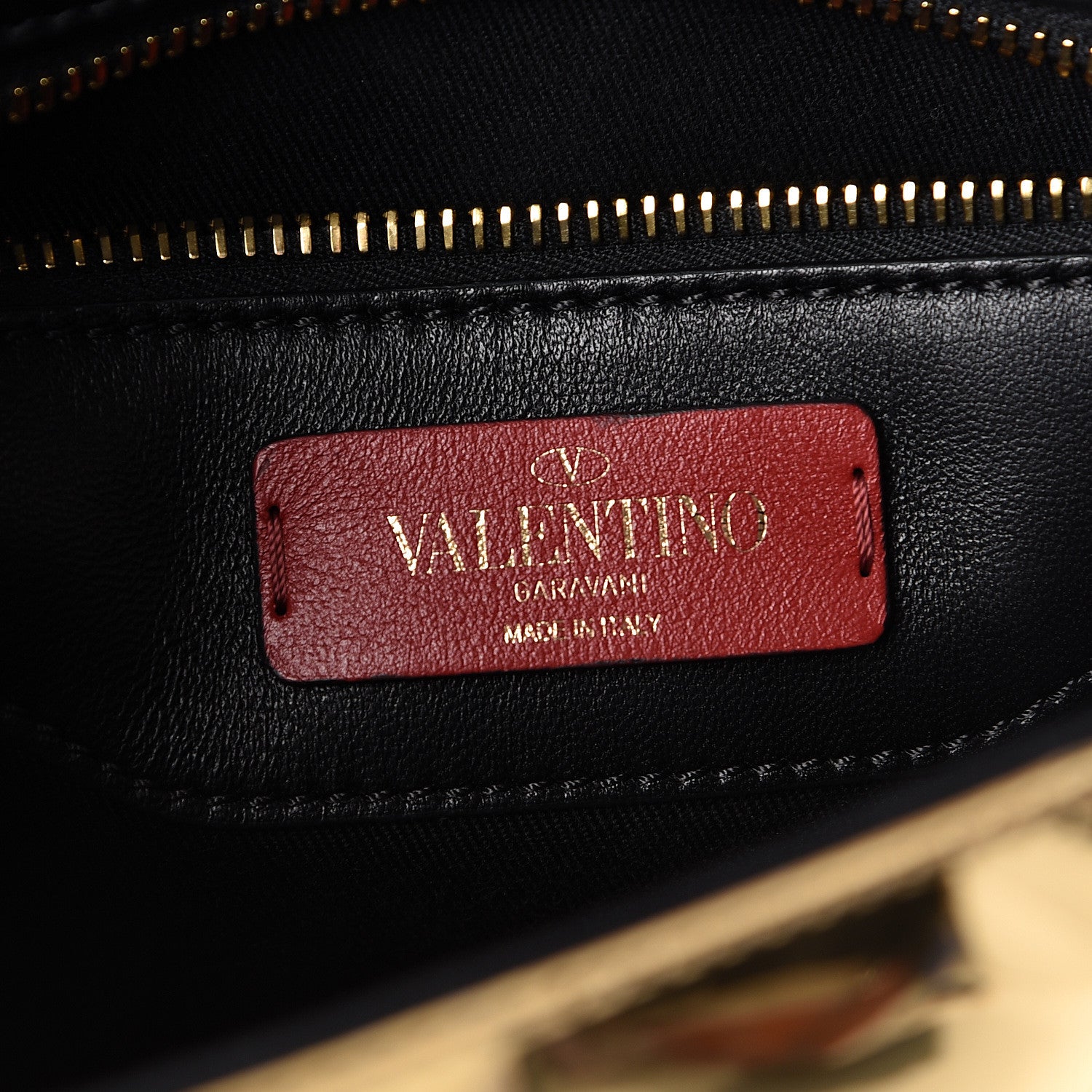 Valentino Garavani Metallic PVC Candystud Top Handle Bag Gold 6 of 11