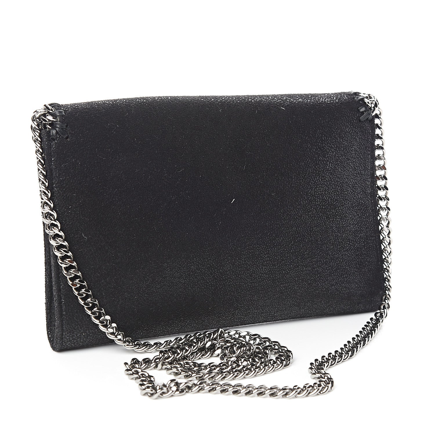 Stella McCartney Shaggy Deer Falabella Mini Crossbody Bag Black 2 of 9