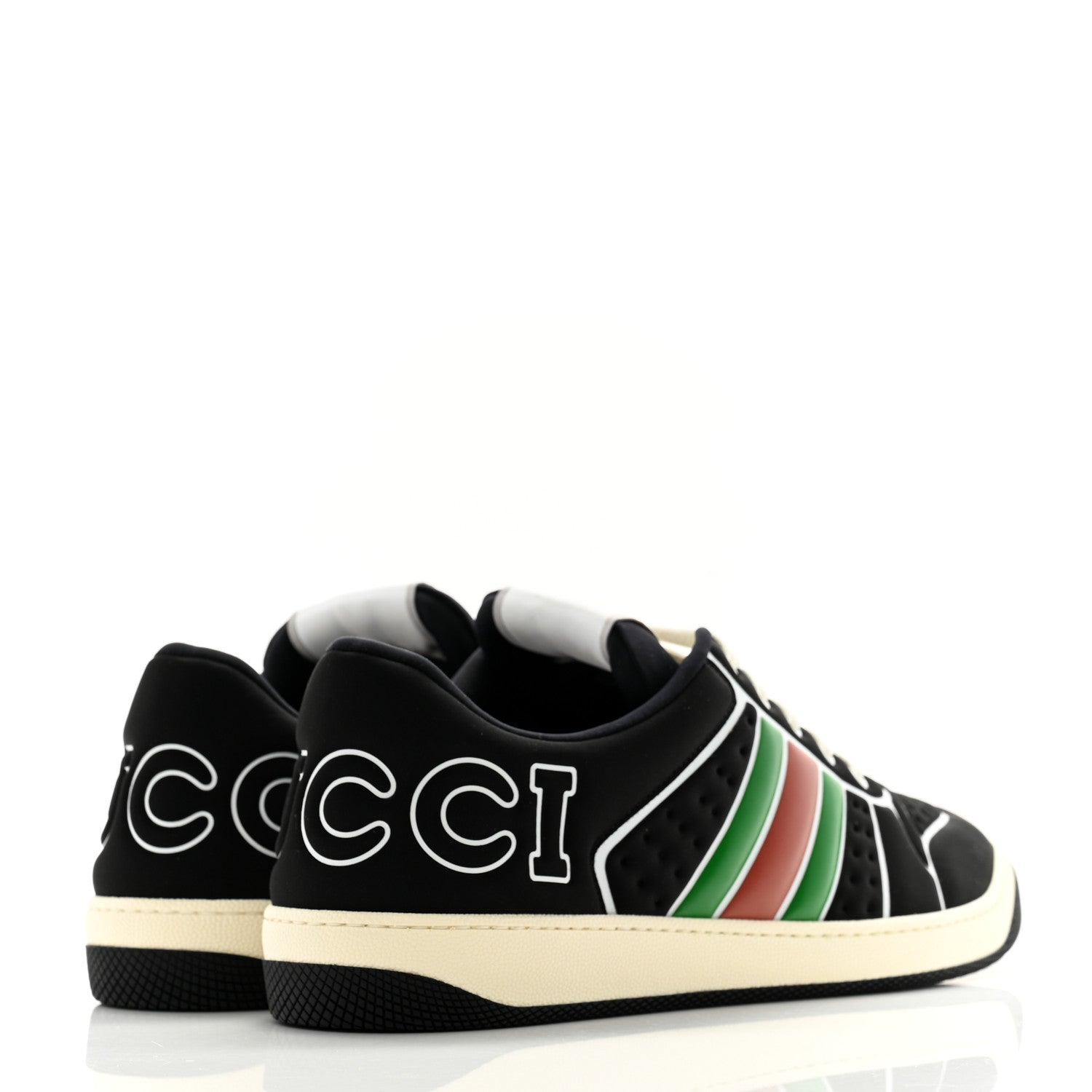 Gucci Neoprane Web Mens Screener Sneakers 8.5 Black 4 of 9