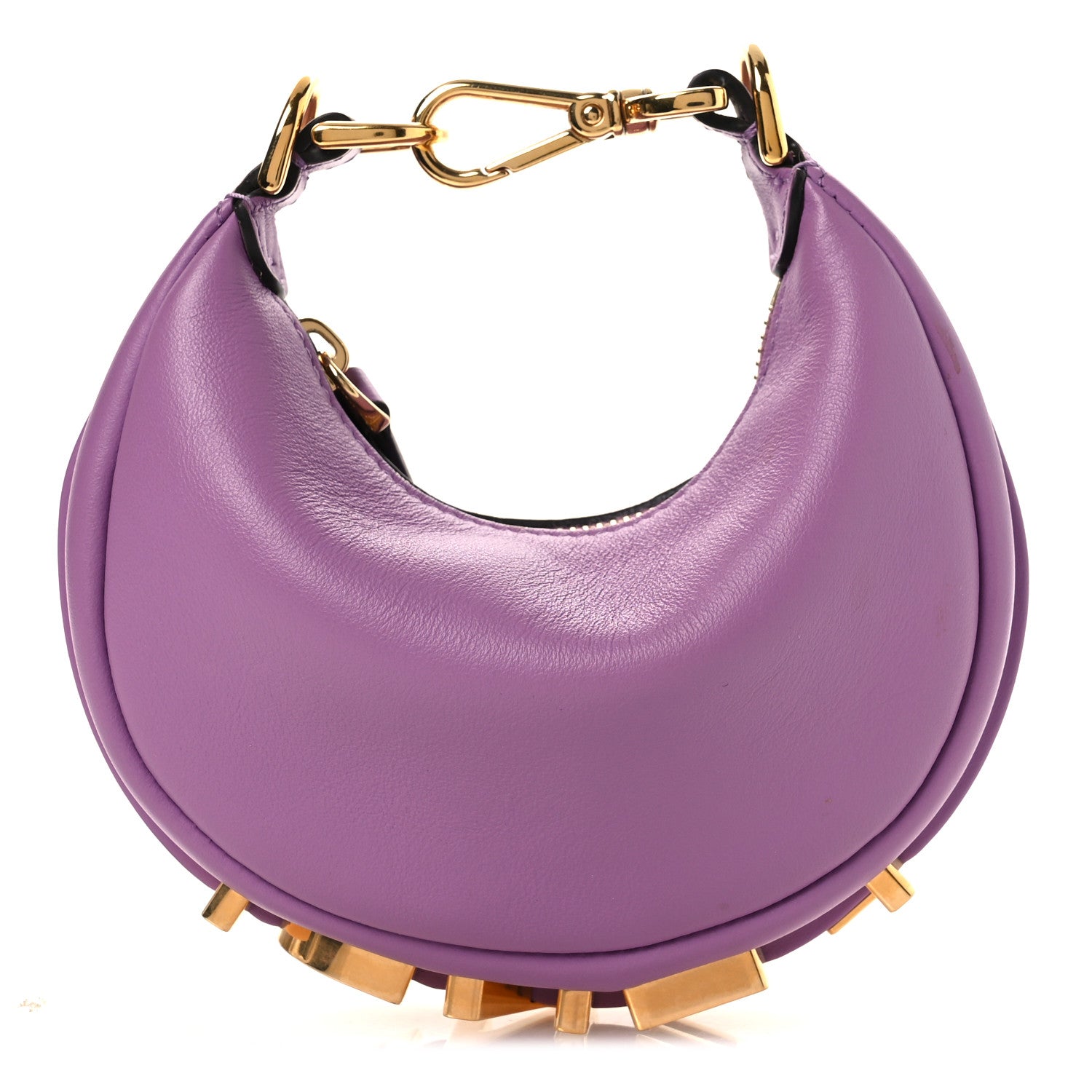 Fendi Vitello Grace New Matte Nano Fendigraphy Hobo Charm Agapanto 1 of 11