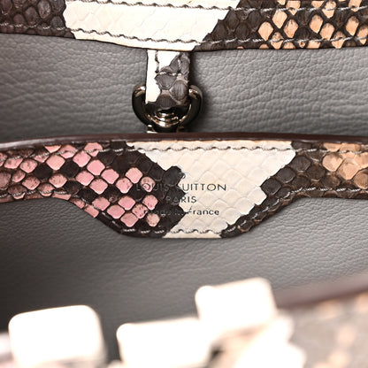 Louis Vuitton Snakeskin Capucines BB Naturel Multicolor 6 of 9
