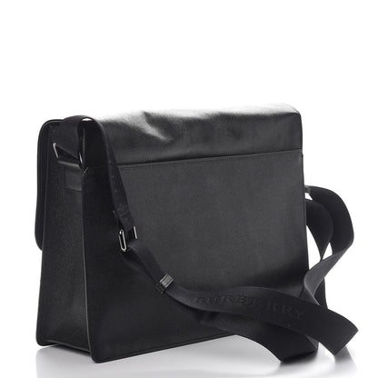 Burberry London Grainy Calfskin Rivendale Messenger Bag Black 3 of 17