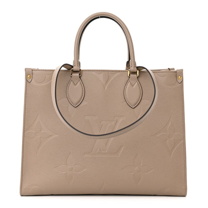 Louis Vuitton Empreinte Monogram Giant Onthego MM Tourterelle 1 of 9