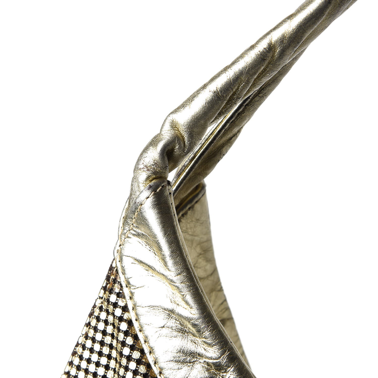 Chanel Metallic Perforated Lambskin Hollywood Hobo Silver 16 of 17