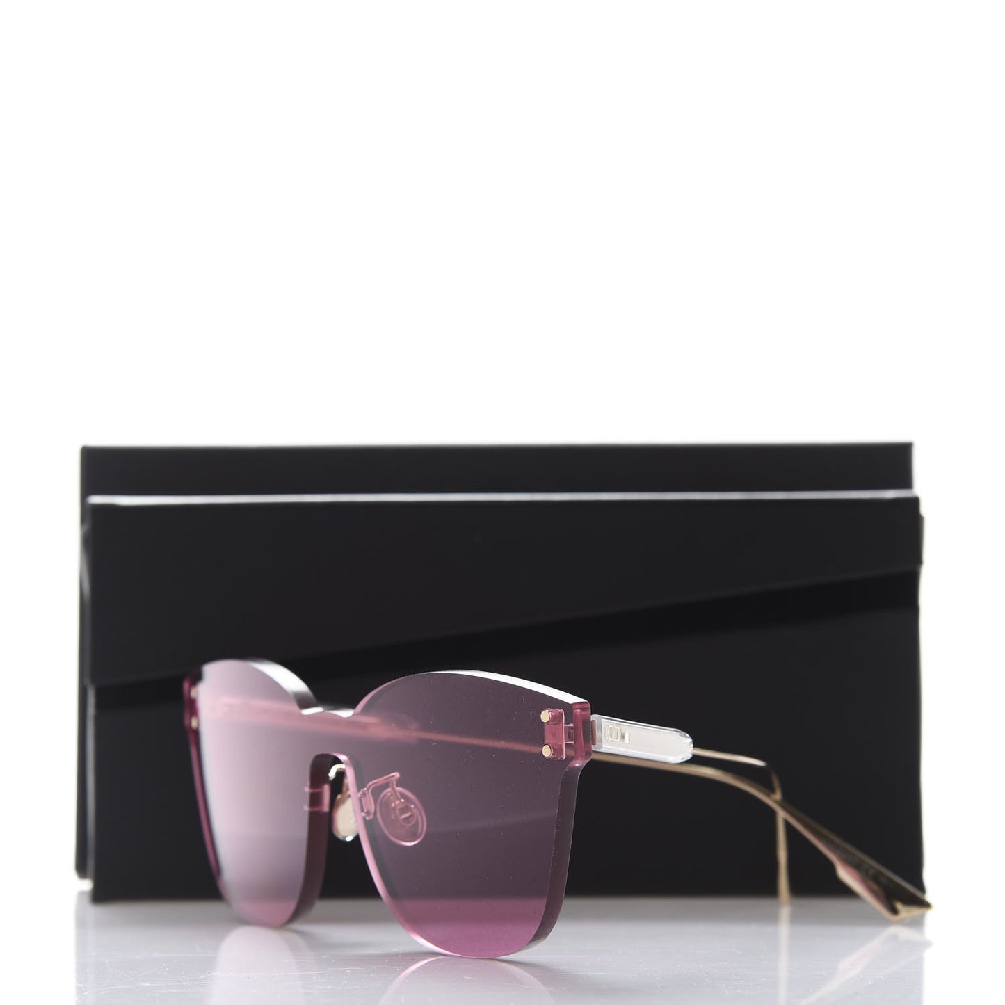 Mirrored Color Quake 2 Sunglasses Fuchsia