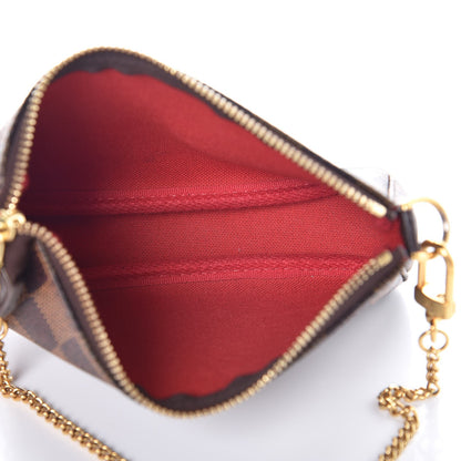 Louis Vuitton Damier Ebene Mini Pochette Accessories 5 of 7