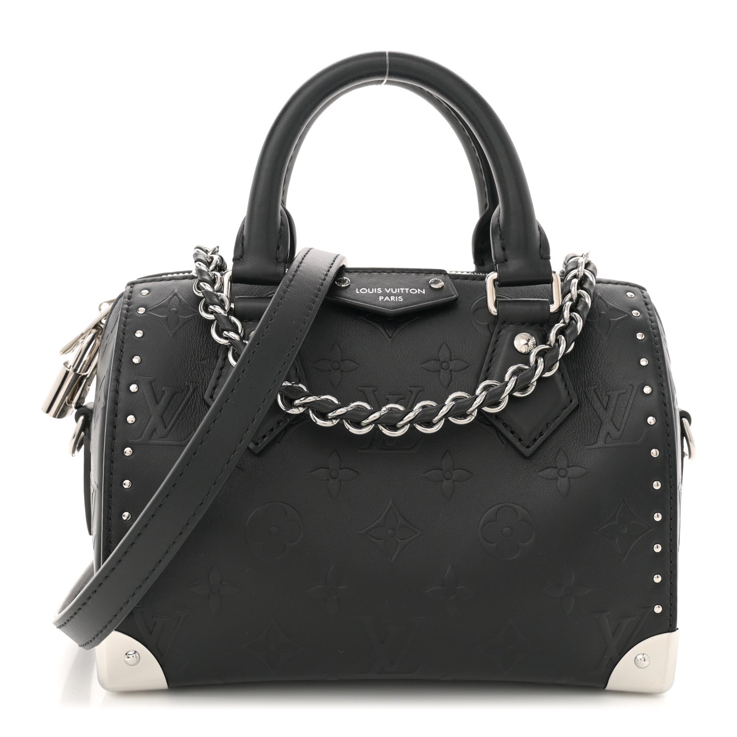 Calfskin Monogram Bold Speedy Trunk 20
