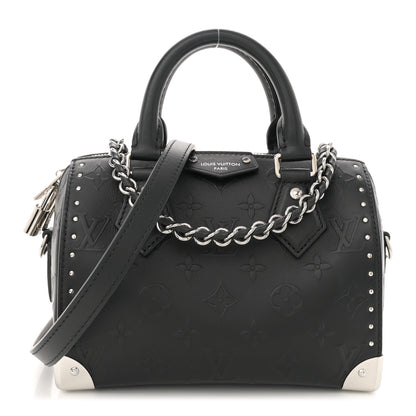 Louis Vuitton Calfskin Monogram Bold Speedy Trunk 20 1 of 10