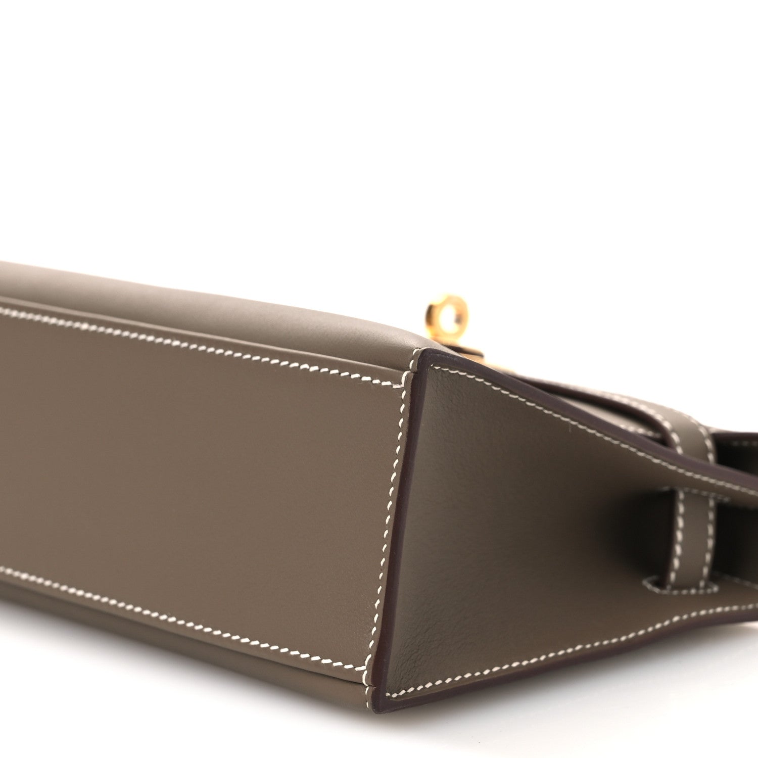 Hermes Swift Kelly Pochette Clutch Etoupe 10 of 12