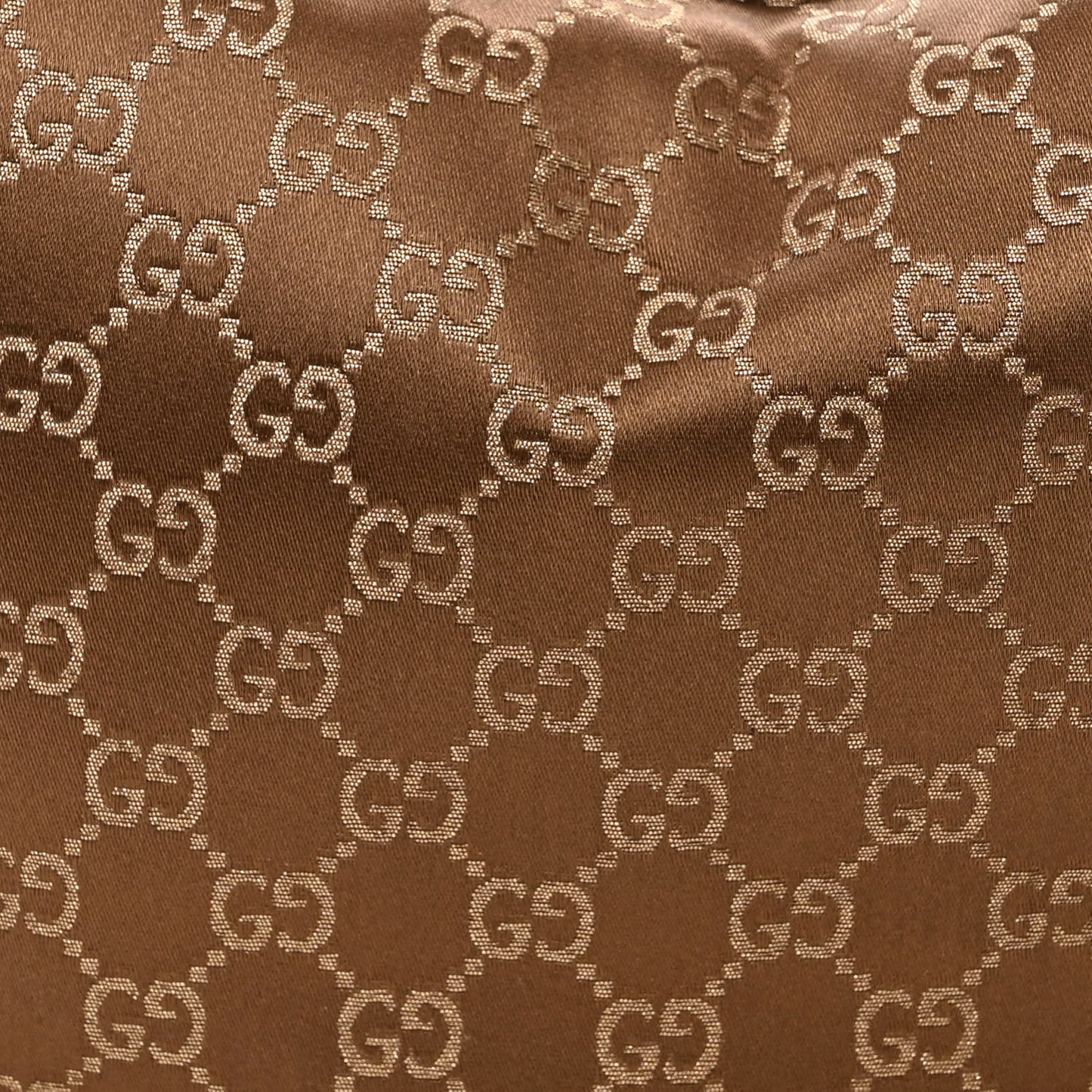 Satin Monogram Half Moon Hobo Bronze