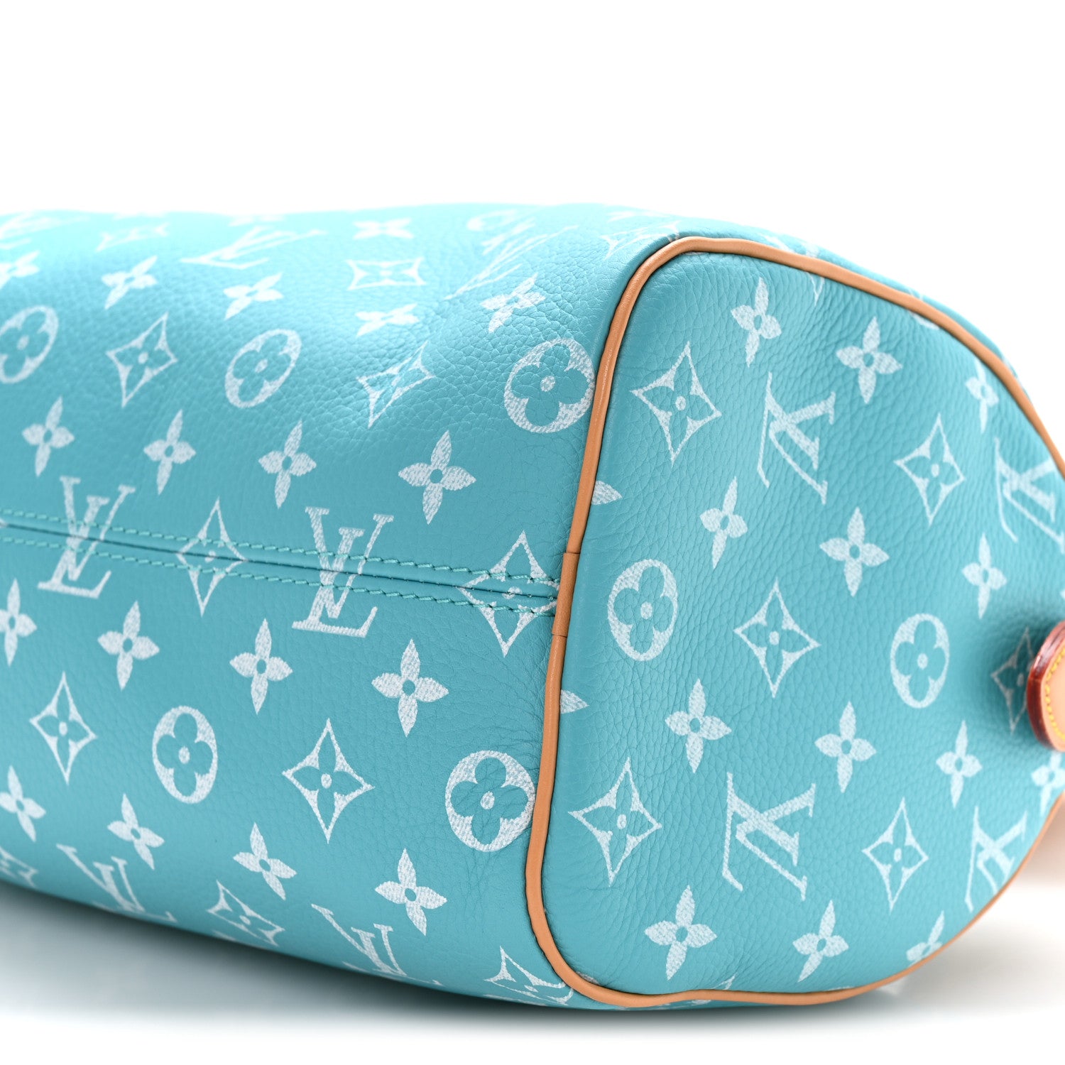 Louis Vuitton Calfskin Monogram Speedy P9 Bandouliere 25 Turquoise 9 of 10