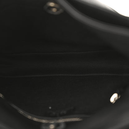 Gucci Sakai Be Green Calfskin Diagonal Stitched Small Blondie Tote Black 5 of 11