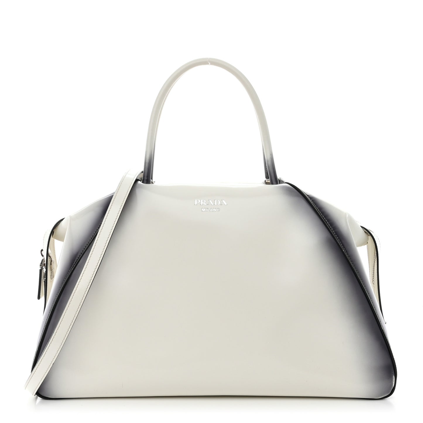 Spazzolato Large Supernova Handbag White Sfumato
