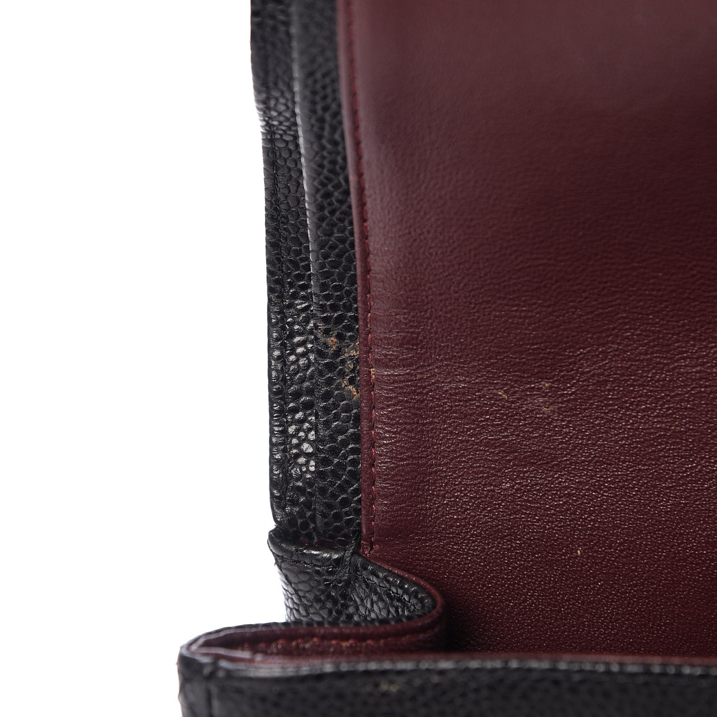 Caviar Quilted Maxi Double Flap Black