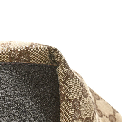 Gucci GG Monogram Medium Web Handle Bucket Dark Brown 11 of 13