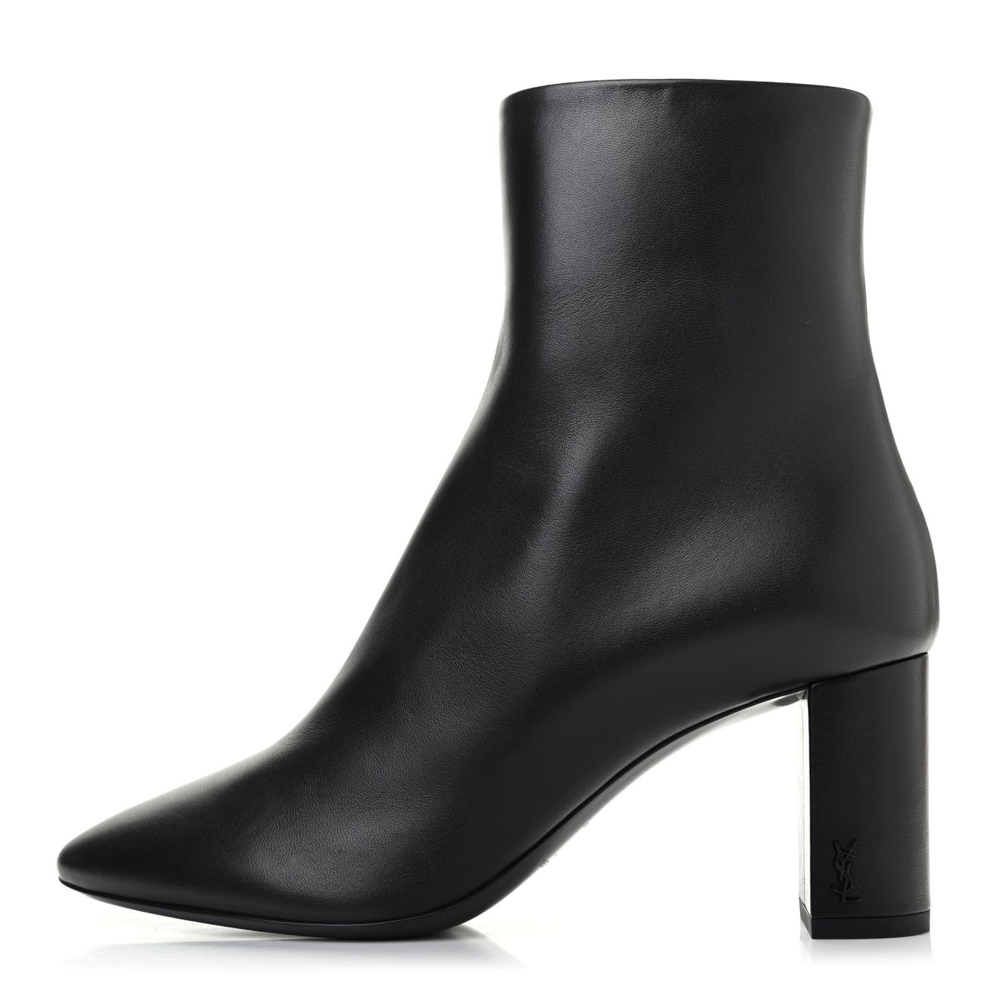 Nappa Vendome Loulou Ankle Zip Boot 38.5 Black
