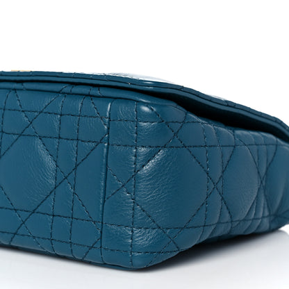 Christian Dior Lambskin Cannage Small Caro Bag Deep Ocean 9 of 9