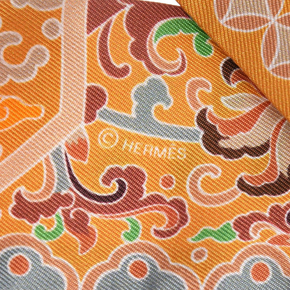 Hermes Silk Collections Imperiales Twilly Bouton D'Or Miel Vert 3 of 4