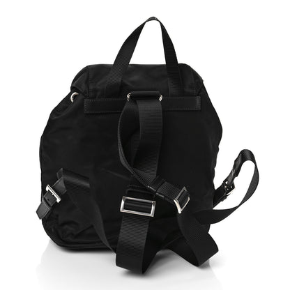 Prada Tessuto Nylon Saffiano Small Backpack Black 3 of 8