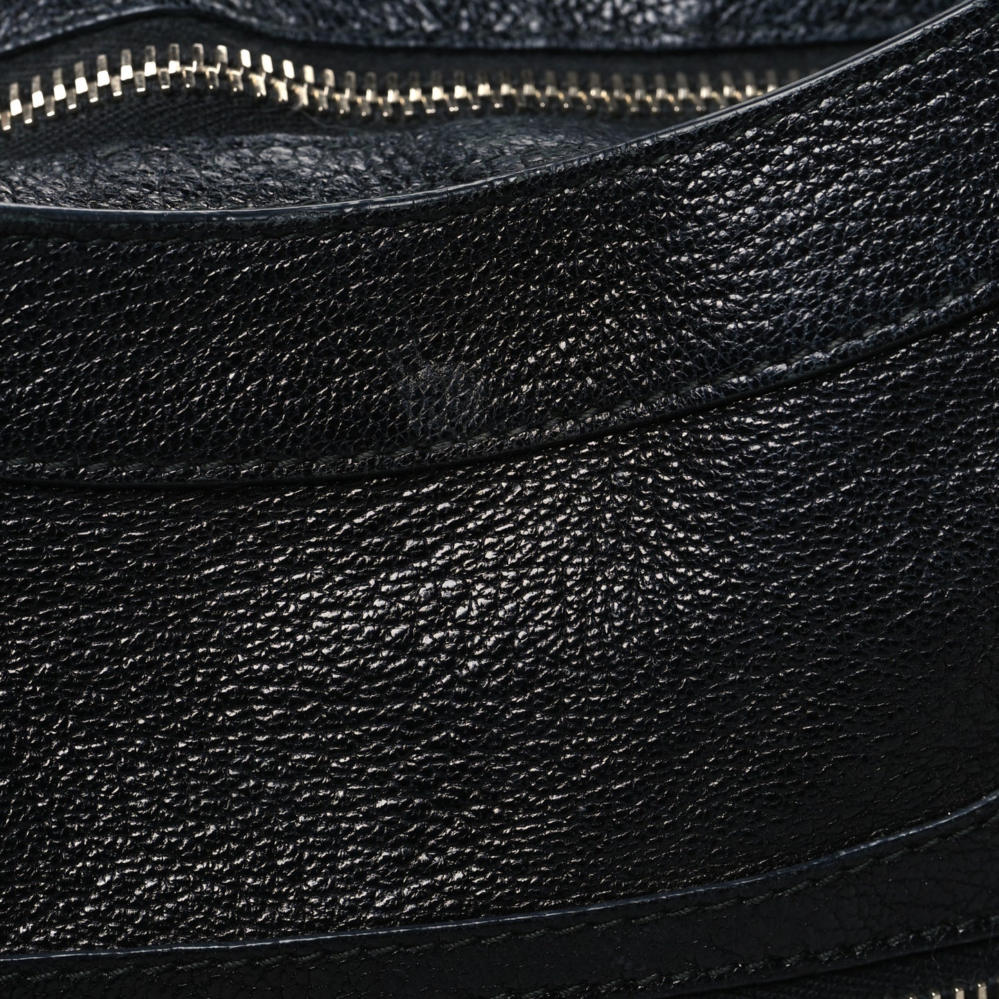 Chevre Gold Metallic Edge Hardware City Black