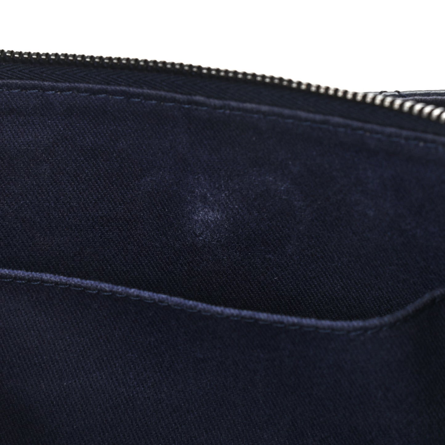 Grained Vegetal Calfskin Small Urban Shopping Tote Navy