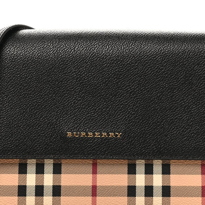 Burberry Haymarket Check Small Loxley Crossbody Black 7 of 9