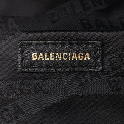 Balenciaga Shiny Goatskin Allover Logo Embossed XXS Souvenir Belt Bag White 6 of 18